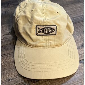 Aftco khaki Fishing Baseball Hat/Cap